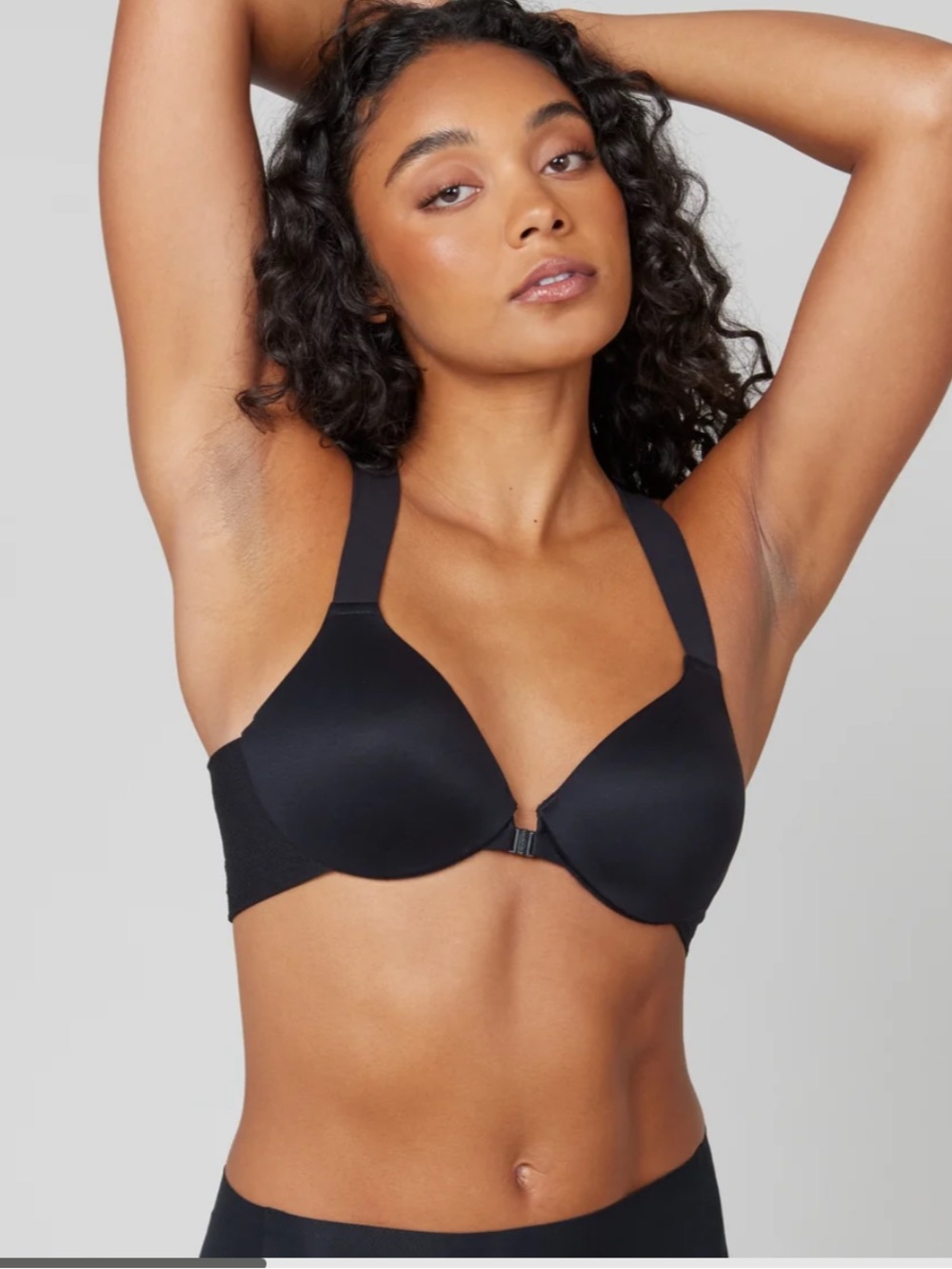 NWT SPANX NUDE COLOR smooth bra-llelujah lightly lined racerback 36D Naked